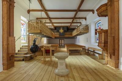 Mitterbach (N);
Evangelische Kirche Mitterbach;
Bauherr_in: Evangelische Pfarrgemeinde Mitterbach;
Architektur: Ernst Beneder / Anja Fischer, Wien – © Konrad Neubauer Mitterbach (N);
Evangelische Kirche Mitterbach;
Bauherr_in: Evangelische Pfarrgemeinde Mitterbach;
Architektur: Ernst Beneder / Anja Fischer, Wien
