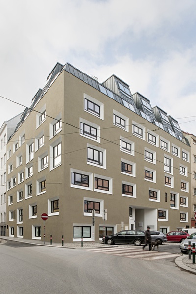 neunerhaus hagenmüllergasse; Bauherr: WBV-GPA, neunerhaus; Architektur: pool Architektur ZT GmbH, Wien; Freiraumplanung: Rajek Barosch Landschaftsarchitektur, Wien – © Hertha Hurnaus neunerhaus hagenmüllergasse; Bauherr: WBV-GPA, neunerhaus; Architektur: pool Architektur ZT GmbH, Wien; Freiraumplanung: Rajek Barosch Landschaftsarchitektur, Wien