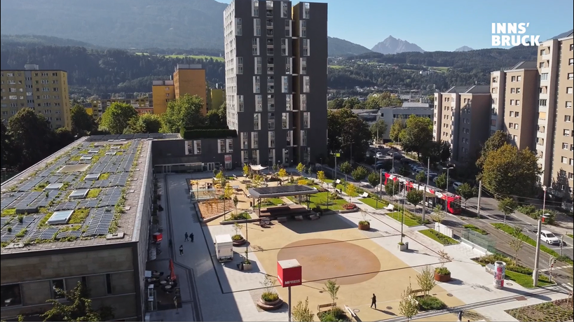 Bauherrschaft: Stadt Innsbruck - Amt Klimaneutrale Stadt - Referat Stadtklima und Umwelt
Architektur: ARGE IB, LAUP + Machné & Glanzl Architekten ZTGmbH
Foto: IKM, Stadt Innsbruck - Fabian Bär/Christoph Rauth – © IKM, Stadt Innsbruck - Fabian Bär/Christoph Rauth Bauherrschaft: Stadt Innsbruck - Amt Klimaneutrale Stadt - Referat Stadtklima und Umwelt
Architektur: ARGE IB, LAUP + Machné & Glanzl Architekten ZTGmbH
Foto: IKM, Stadt Innsbruck - Fabian Bär/Christoph Rauth