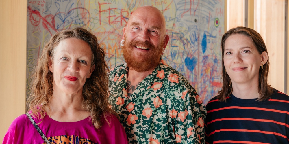 Mona Jas, Künstlerische Leitung; Andreas Hoffer, Kurator; Carolin Riedelsberger, Projektleiterin