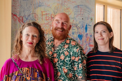 Mona Jas, Künstlerische Leitung; Andreas Hoffer, Kurator; Carolin Riedelsberger, Projektleiterin