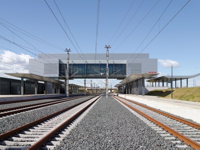 Bahnhof Koralmbahn,
Kühnsdorf,
2006 - 2021 – © Foto: Gisela Erlacher Bahnhof Koralmbahn,
Kühnsdorf,
2006 - 2021