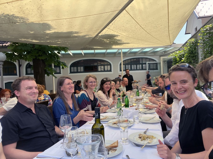 Gemeinsames Mittagessen bei PRI ZABARJU in Ljubljana