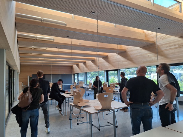 Beispielhaft Exkursion ZV Tirol HTL Kunst und Bau Innsbruck 14.05.2024 mit ao Architekten, Michael Felder und Ingo Parth