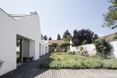 Hofansicht, Dreihaus, Architektur: Ernst Pfaffeneder