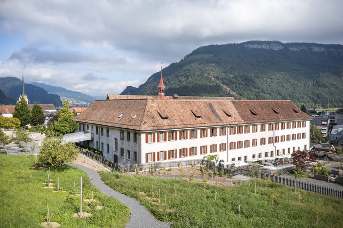 Culinarium Alpinum im ehemaligen Kapuzinerkloster Stans. Architektur: Rothen Architektur