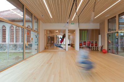 Bauherr:in: Marktgemeinde Hausmannstätten
Architektur: kaschnig | wührer architekten
Freiraumplanung: kaschnig | wührer architekten
Tragwerksplanung: Vatter & Partner ZT GmbH