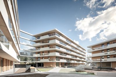 Bauherrschaft: Heimat Österreich gemeinnützige Wohnungs- und Siedlungsgesellschaft m.b.H.  Architektur: Schwarzenbacher Struber Architekten ZT GmbH, Salzburg  Foto: Kurt Kuball
