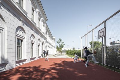 Bauherr:in: Verein zur Errichtung und Führung der Lauder Chabad Campus Erweiterun Architektur: F+P ARCHITEKTEN