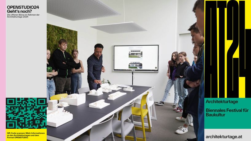 Offenes Büro bei SONOS Architektur ZT Gmhb, Architekturtage 2022