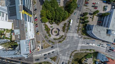 ORTE_ Stadt Gespraech St Poelten_ St Poelten Europaplatz