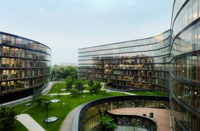 Wien Erste Campus Bauherr_in: Erste Group Bank AG, Wien Architektur: Henke Schreieck Architekten ZT GmbH, Wien Freiraumplanung: Auböck + Kárász, Wien