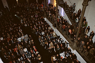 Die Festgäste beim Vortrag von Jean Nouvel